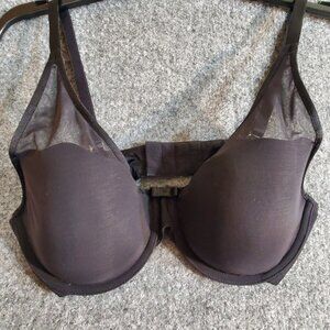 Bali 34C Sheer Sleek Desire Natural Lift Underwire T-Shirt Bra DF6544 XBK  Black